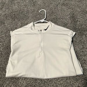 White Nike Dry fit  golfing  long sleeve